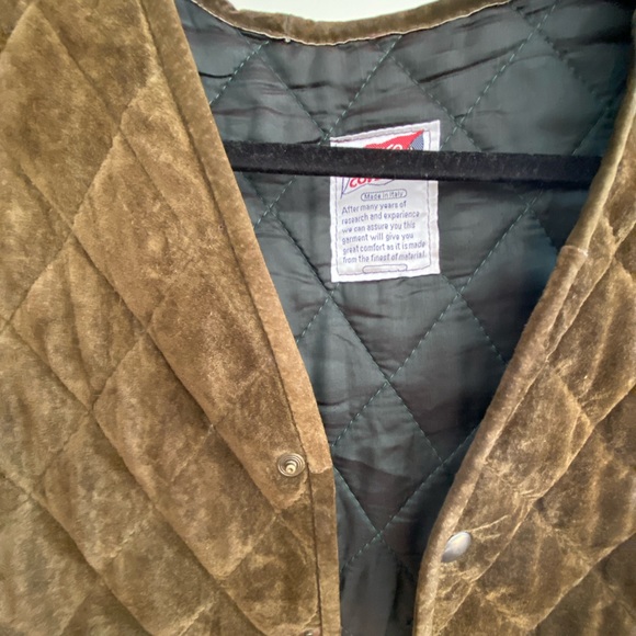 Army green suede vest - Picture 2 of 3